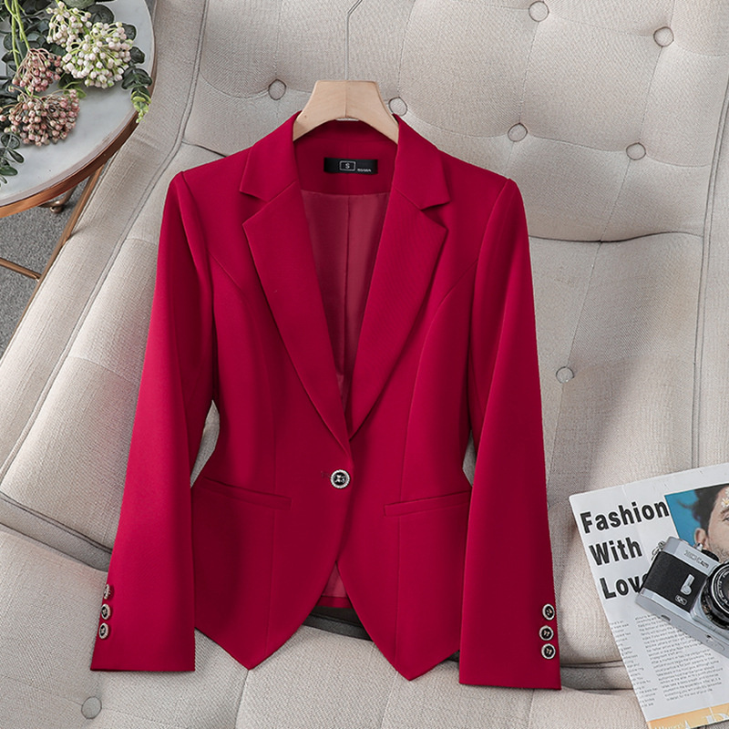 Women Formal Wear Business - Neue Modische Damen-Blazer in Rot, Weiß