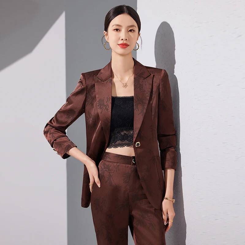 Women Formal Wear For Interview - Hochwertige formelle Hosenanzüge aus Stoff für