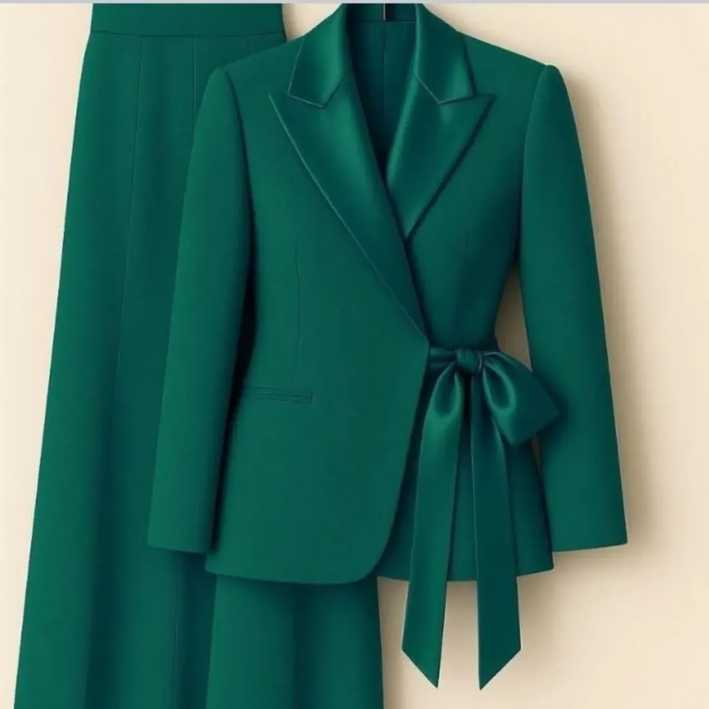 Women Formal Wear Trousers - Maßgeschneiderte Damenanzüge, Blazer, modisch, spitzes Revers,