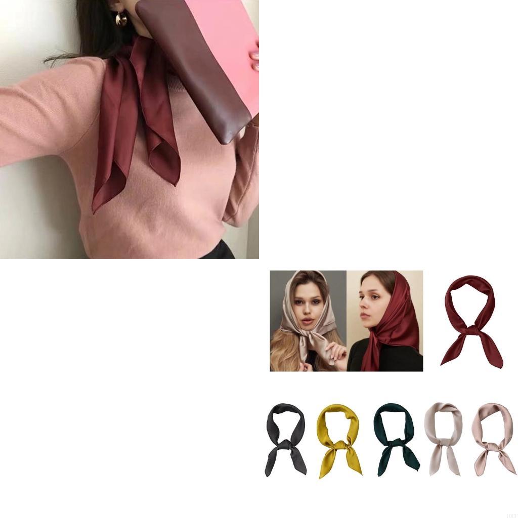 Women'S Formal Wear Accessories - Seidenimitat-Schal, weicher und atmungsaktiver Halstuch, modisches