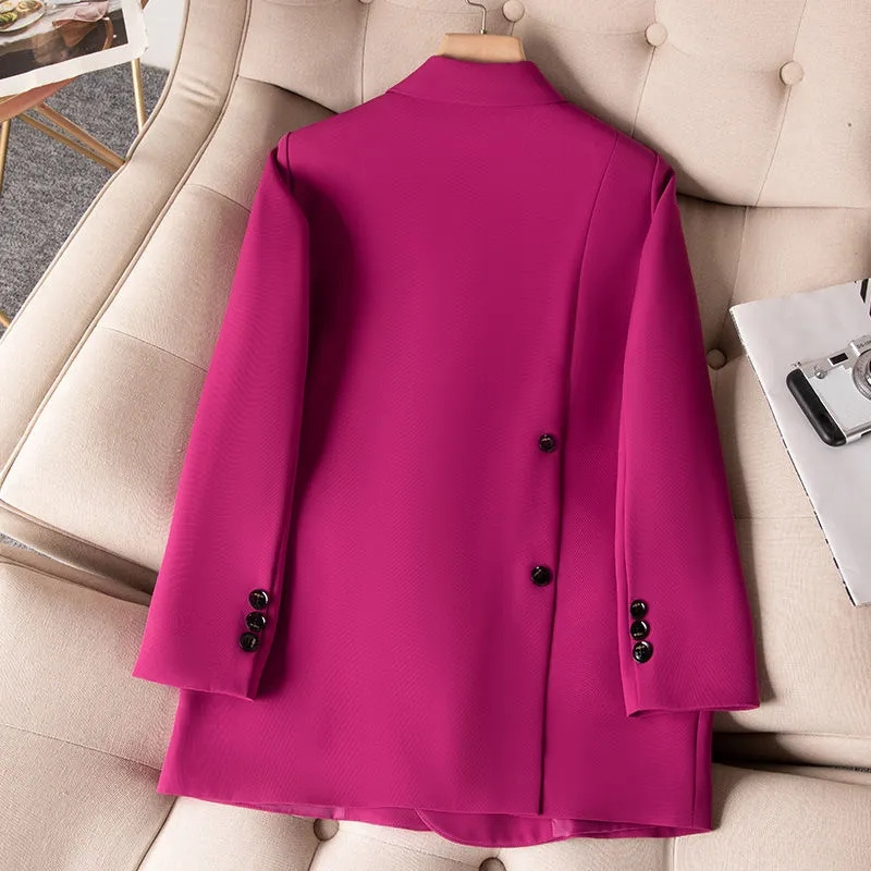 Women Formal Wear Business - Damen Formale Blazer 2023 Neue Rose