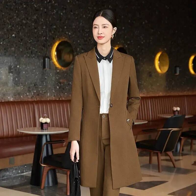 Women Formal Wear For Interview - Hochwertiger Stoff, Herbst und Winter, formell,