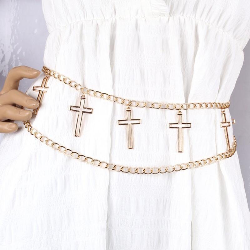 39BD Beliebte Kette Gürtel Met – Women Formal Wear Belt Bewertung und Preis