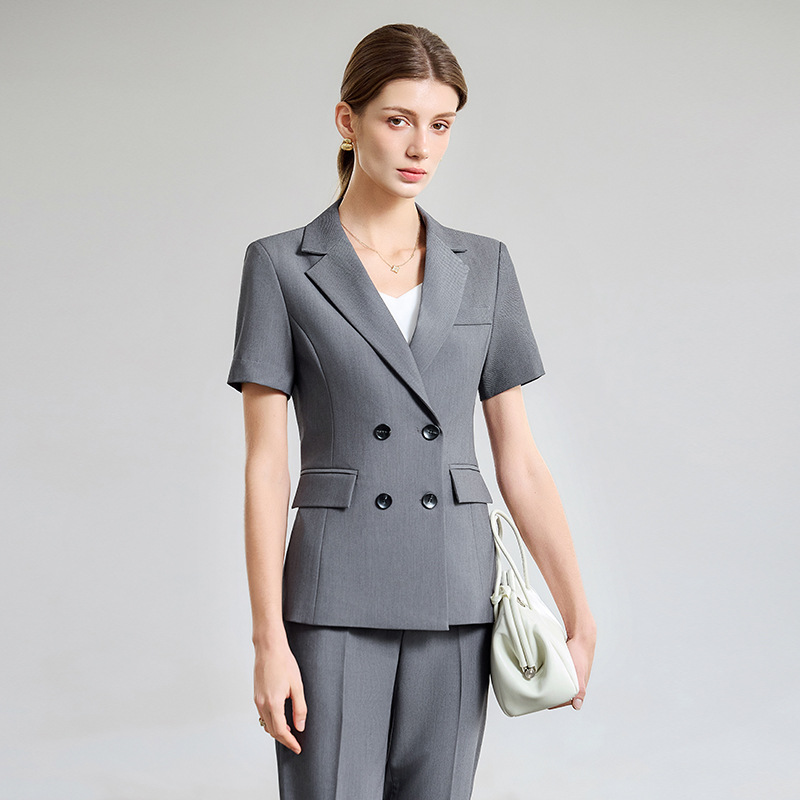 Damen Sommer-Kurzarm-Anzug 202 – Women Formal Wear For Interview Bewertung und Preis