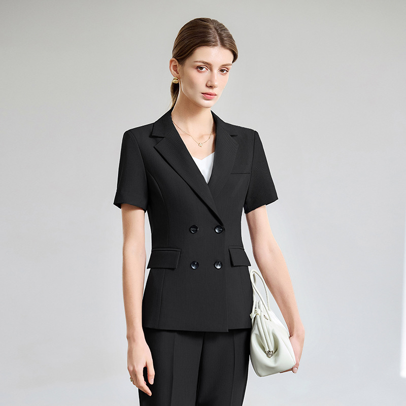 Damen Sommer-Kurzarm-Anzug 202 – Women Formal Wear For Interview Bewertung und Preis