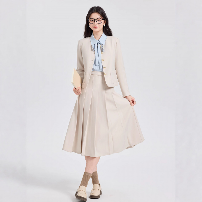Graues kurzes Anzugset für Dam – Women Formal Wear For Interview Bewertung und Preis