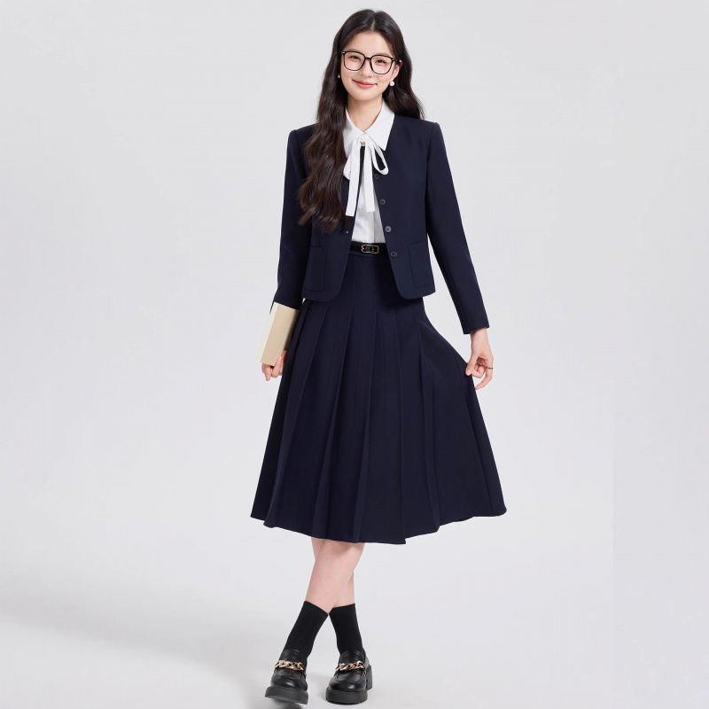 Graues kurzes Anzugset für Dam – Women Formal Wear For Interview Bewertung und Preis