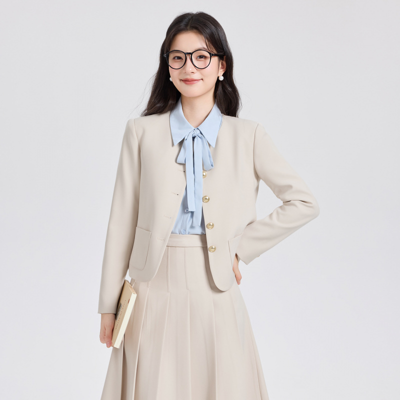 Graues kurzes Anzugset für Dam – Women Formal Wear For Interview Bewertung und Preis