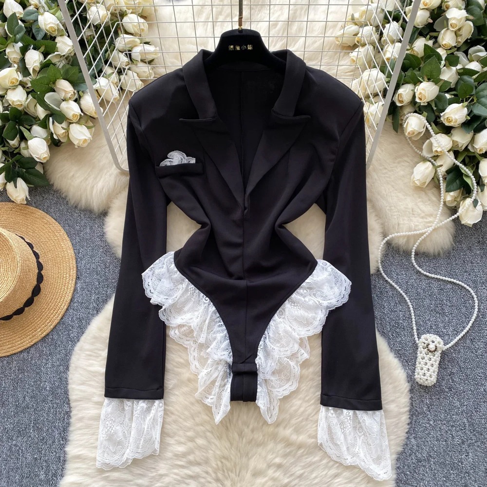 Hotsweet drehen-unten Kragen E – Women'S Formal Wear Jumpsuit Bewertung und Preis