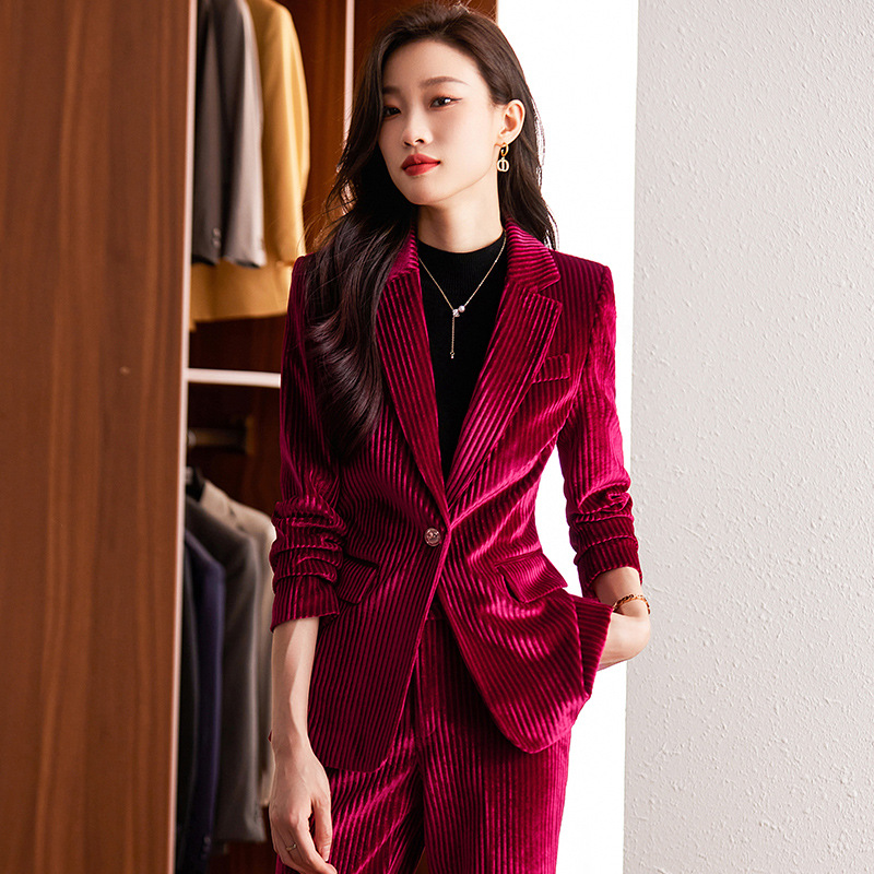 Damen-Samtblazer für Herbst un – High End Women'S Formal Wear Bewertung und Preis