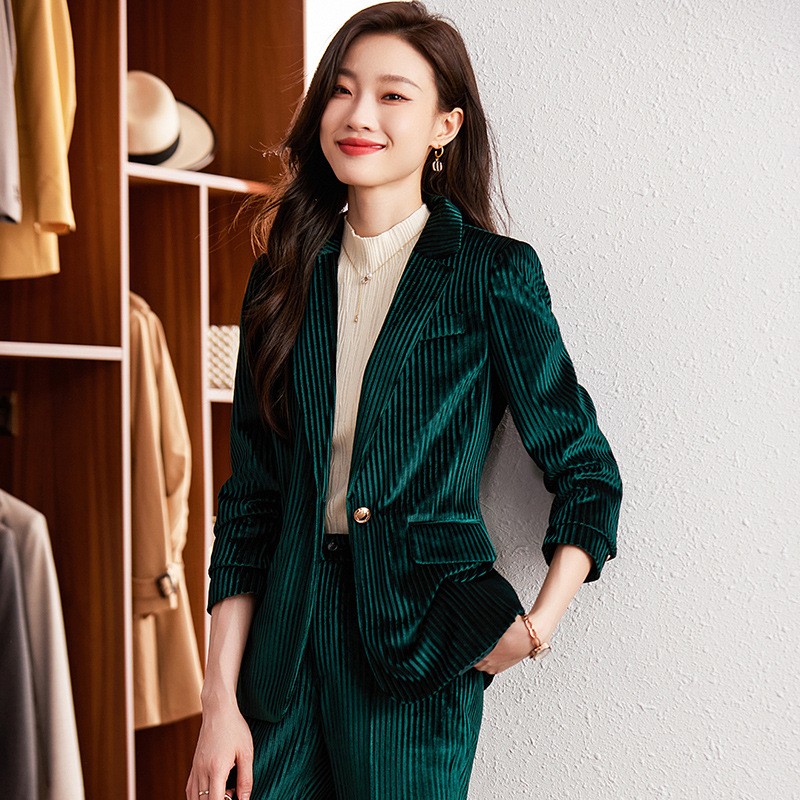 Damen-Samtblazer für Herbst un – High End Women'S Formal Wear Bewertung und Preis