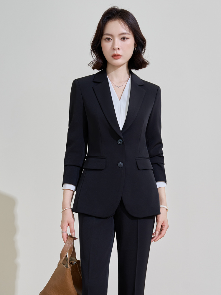 Marineblauer professioneller A – Women Formal Wear For Interview Bewertung und Preis