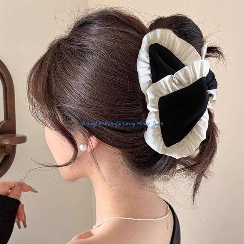 E56A Elegante übergroße Kralle – Formal Wear Hairstyles For Women Bewertung und Preis