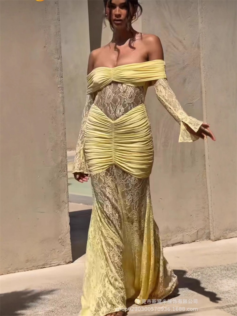 Sexy Spitze Meerjungfrau Fraue – Formal Wear Gowns For Women Bewertung und Preis