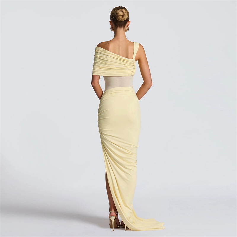 Gelbes Damen-Abschlussballklei – Yellow Formal Wear Women Bewertung und Preis
