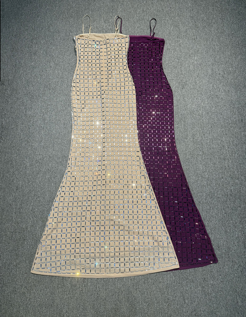 Lila Kristall Frauen Abendklei – Formal Wear Gowns For Women Bewertung und Preis