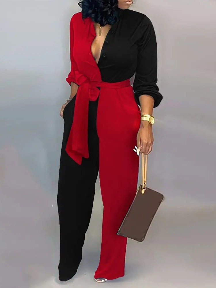 Frauen Mode Brief Drucken Lang – Women'S Formal Wear Jumpsuit Bewertung und Preis