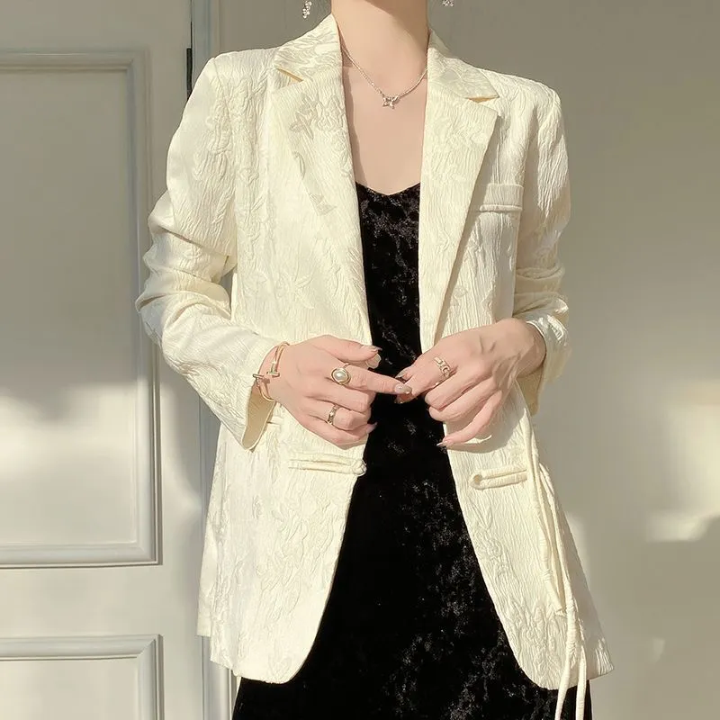 Damen-Blazer in Weiß mit Struk – Women Formal Wear Coat Bewertung und Preis