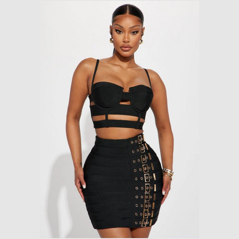 Schwarz-weißes Bandage-Abschlu – Women Formal Wear Belt Bewertung und Preis