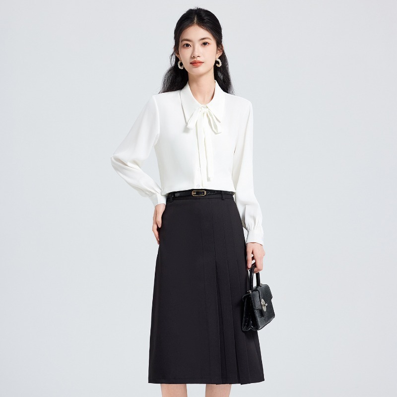 Rosa Chiffon-Bluse für Damen N – High End Women'S Formal Wear Bewertung und Preis