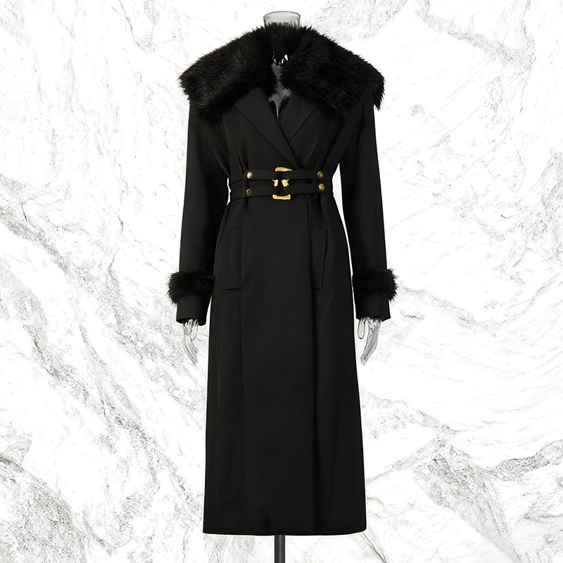 Pelz Frauen Mantel Windjacke M – Women Formal Wear Belt Bewertung und Preis